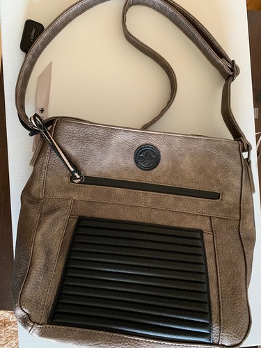 Rieker handtasche beige bronze - handtasche,