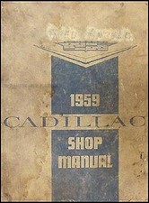 1959 Cadillac Shop Manuell