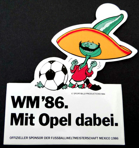 Werbe aufkleber opel fußball - werbe-aufkleber,