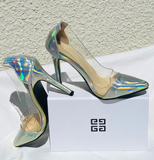 High Heel Slip On Pumps Lack