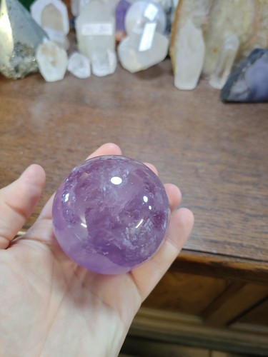 Klare amethyst kugel - klare,