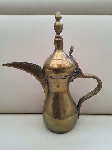 Messing dallah kaffeekanne - messing,