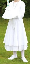 Kleid+Bolero Gr.152 Kommunionkleid+Jacke Weise Bian Corella Kommunion Neuwertig