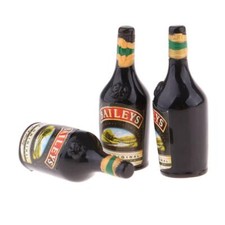 3Pcs Maßstab 1:12 Mini Glas