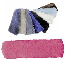 Echt Lammfell Nasen Genickschoner schwarz natur rosa braun blau grau weiss Neu
