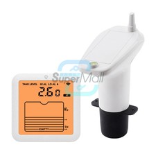 Ultrasonic Water Tank Level Meter Liquid Level Monitor HighLow Water Level Alarm