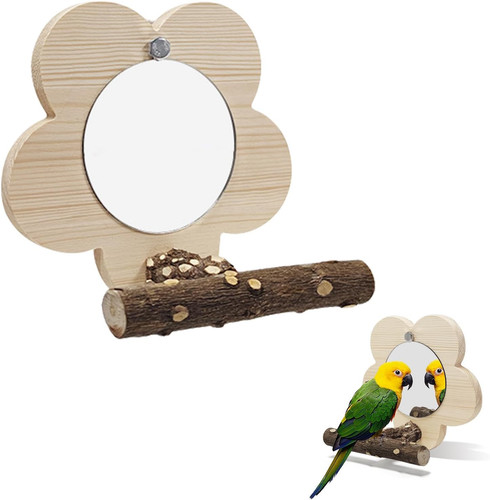 Vogelspiegel mit stange - mit,