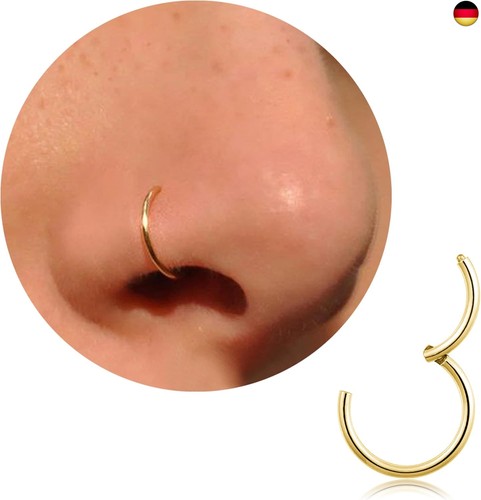 Nasenring gold silber dünn - nasenring,