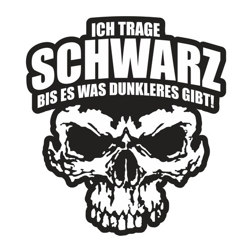 Aufkleber ich trage - ich,