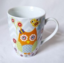 Kaffeetasse, Kaffeebecher, Kaffeehaferl, Eulenmotiv, Sammeltasse, Eulen
