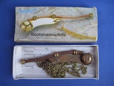 Bootsmannspfeife Messing / Kupfer, Deka, VP beschädigt