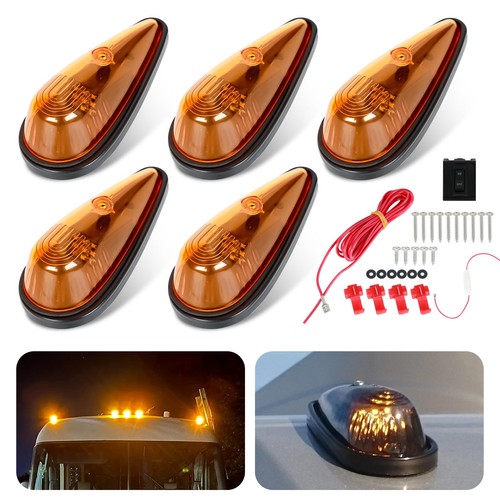 Pcs amber led teardrop cab - teardrop,