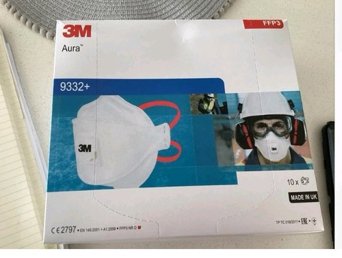 Aura 9332 gesichtsmaske - 3m,