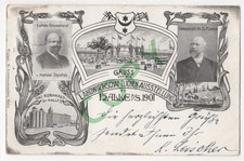 AK Halle Saale: Landw. Ausstellung 1901 Maercker. v. Mendel-Steinfels. Kornhaus!