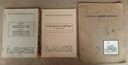 Lanz bulldog - bulldog, 2x