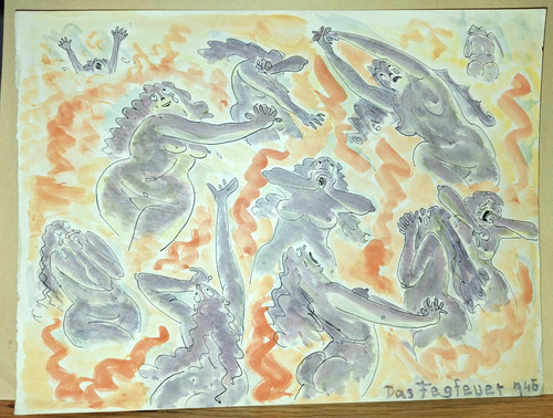 Original zeichnung franziska - original,
