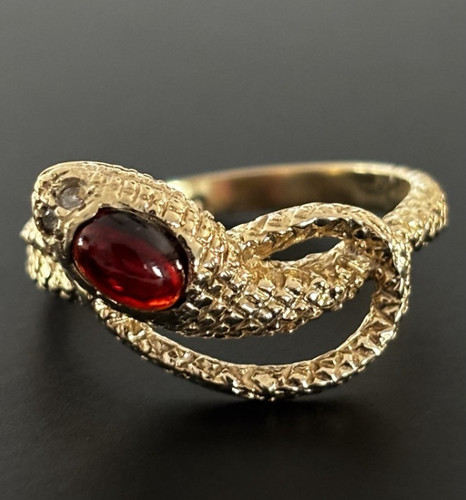 Vintage granat diamant - vintage,