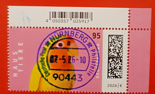 Briefmarke brd haustiere - briefmarke,