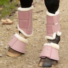 Hy Equestrian Little Rider Serena Brushing Boots - Pink