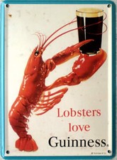 Mini-Blechschild Guinness -