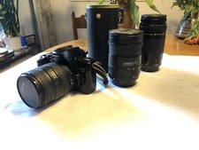 Canon EOS 500 +aspherical If 28-105mm +Ultasonic 75-300mm +sigma 28-70mm