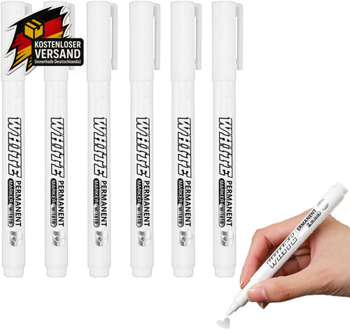 Weiße permanentmarker set - weiße,
