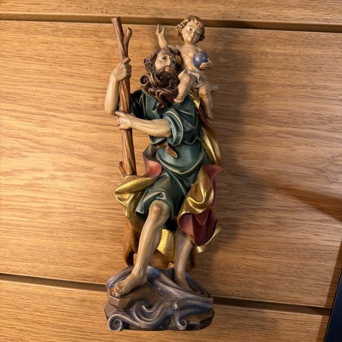 Holz figur heiliger - holz,