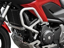ZIEGER Sturzbügel kompatibel mit Honda NC 700 S / X / NC 750 S / X silber