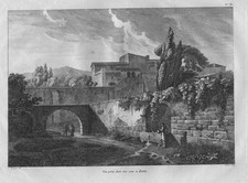 Roma Rom Rome incisione