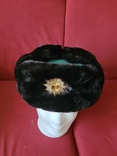 Alte Polizei Mütze Wintermütze Fellmütze Meck-Pomm, BEFO, Gr. 56, unbenutzt 