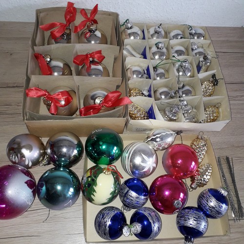 Alte ddr weihnachtskugeln - ddr,
