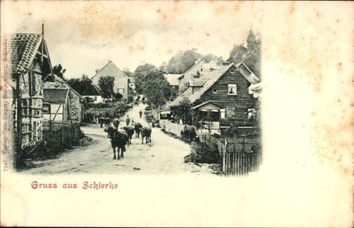 Schierke wernigerode im - ak,