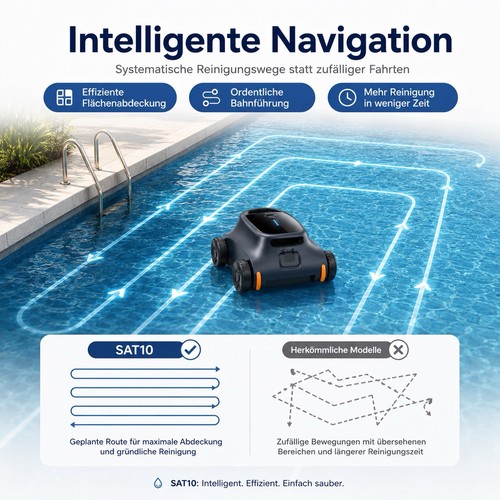 Sat10 kabelloser poolroboter - sat10,