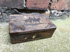 Alte Blechdose Deko Dose Metall Soldaten? Kanone Militär Historisch?