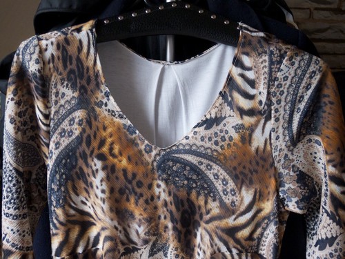 Kleid zipfelkleid gemustert - zipfelkleid,