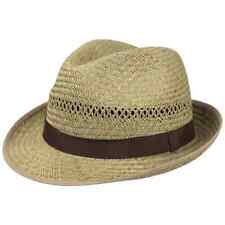 LIPODO Classic Trilby Strohhut Hut Strohtrilby Sommerhut Sonnenhut