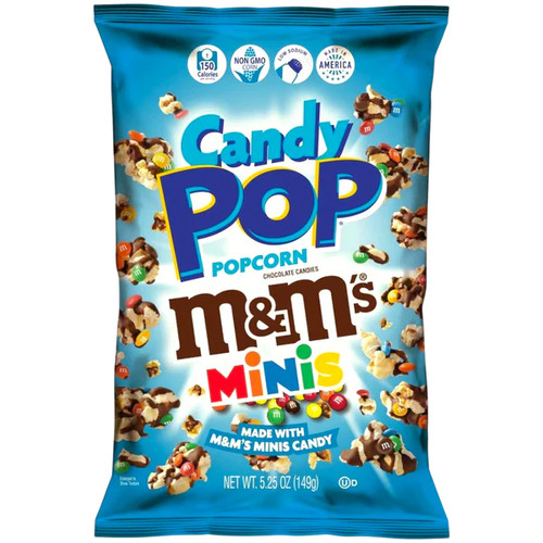 Candy pop popcorn minis - popcorn, m&m