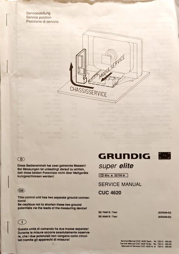 Grundig super elite service - grundig,