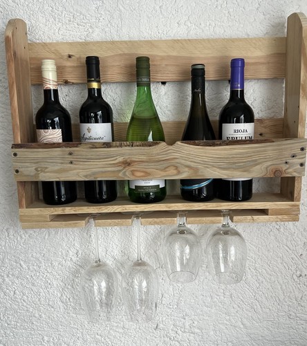 Weinregal aus unbehandelten - ,