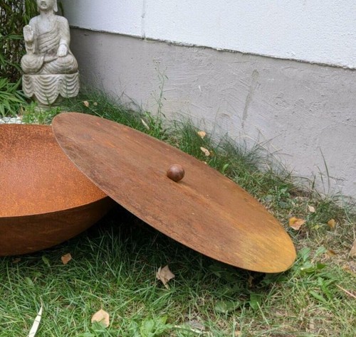 Edelrost garten topfdeckel - edelrost,