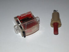 Anzeigefeld (Batterie) + Drucktaste aus Grundig Concert-Boy 208