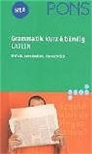 Pons grammatik kurz - kurz, &