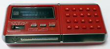 Casio Dugena Quarz Computer CQ-1 Taschenrechner 80er Design Uhr rot selten