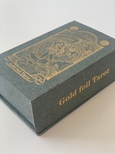 Gold Foil Tarot - Anleitung. Goldkarten Englisch Gold Cards with Box