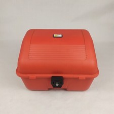 Roller MOTORROLLER TOPCASE GEPÄCK KOFFER Bag Rot mit Schlüssel #5567