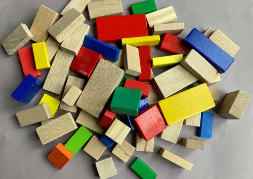Holzbauklötze spielzeug - 63,