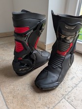 TCX ST Fighter Motorradstiefel Größe 46 In Schwarz Rot Gebraucht
