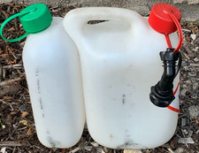 KANISTER BENZINKANISTER DOPPELKANISTER FORSTKANISTER BENZIN ÖL MIT AUSGIESSER