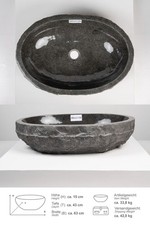 Andesit Waschbecken 60 cm