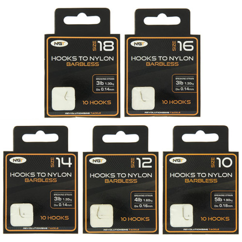 Ngt barbless haken bis - ngt,